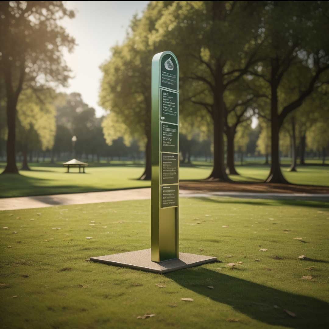 עיצוב שלט הנחיות התנהגות גינה ציבורית | דן רנון